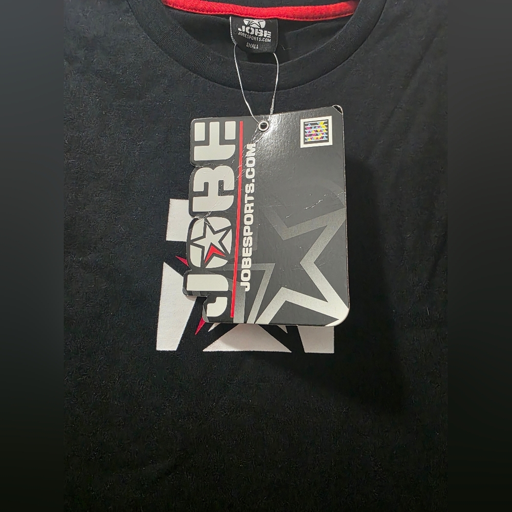 Black Star Logo Men's T-Shirt. Jobe Logo. Small - Picture 3 of 4